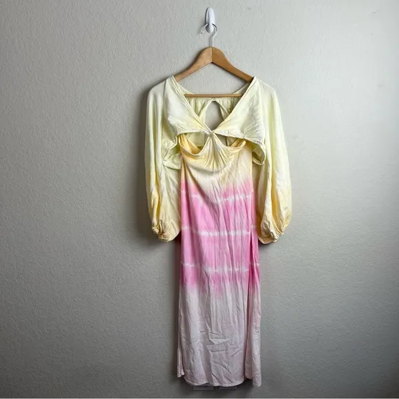 Jen's Pirate Booty Rio Sonora Dress Small Rio Rainbow Lightning Tie Dye Women’s