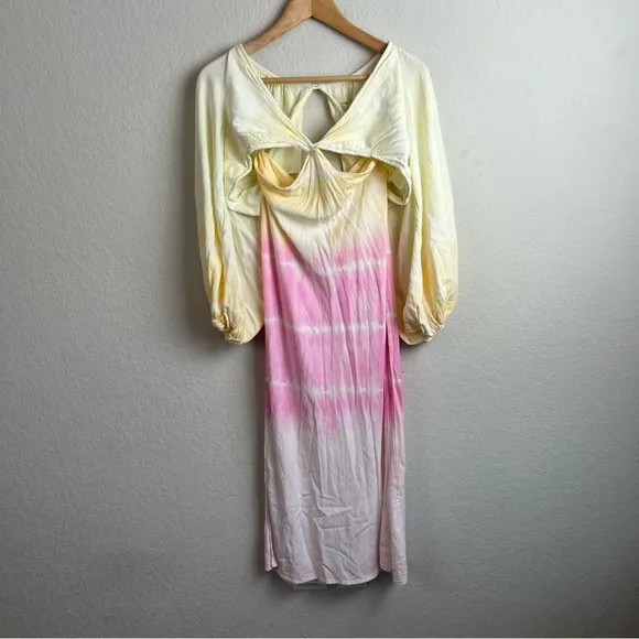 Jen's Pirate Booty Rio Sonora Dress Small Rio Rainbow Lightning Tie Dye Women’s