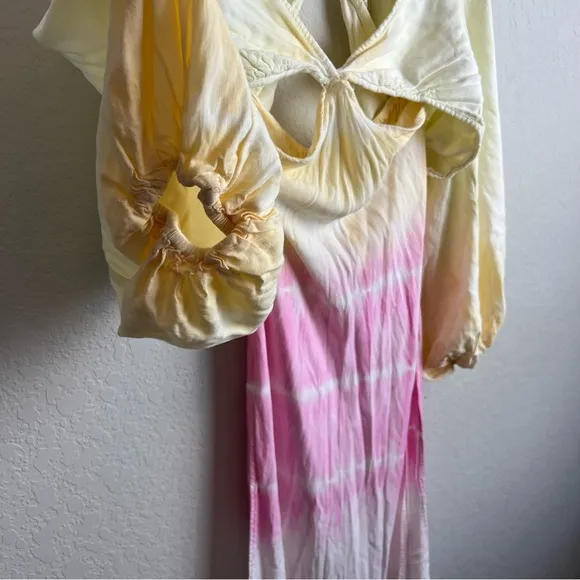 Jen's Pirate Booty Rio Sonora Dress Small Rio Rainbow Lightning Tie Dye Women’s