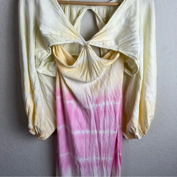 Jen's Pirate Booty Rio Sonora Dress Small Rio Rainbow Lightning Tie Dye Women’s
