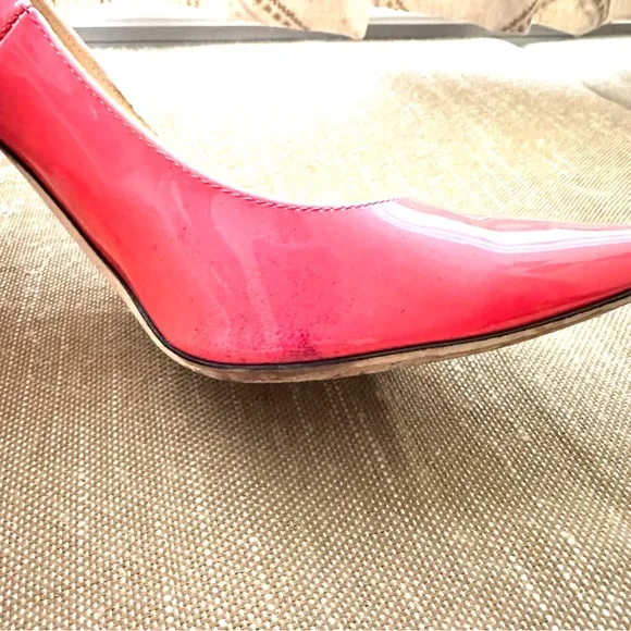 JIMMY CHOO Abel Pink Iridescent Heels