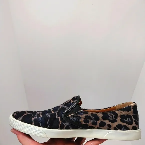Jimmy Choo Ponyhair Animal Print, Slip On Sneakers,‎ Size 8|EUR 38.5