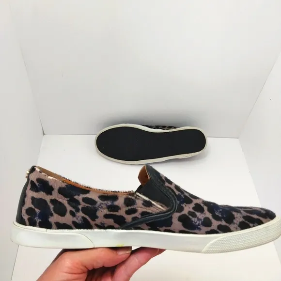 Jimmy Choo Ponyhair Animal Print, Slip On Sneakers,‎ Size 8|EUR 38.5