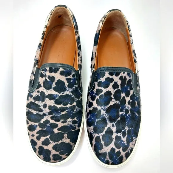 Jimmy Choo Ponyhair Animal Print, Slip On Sneakers,‎ Size 8|EUR 38.5