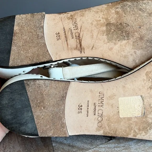 Jimmy choo sandals size 38.5 great condition