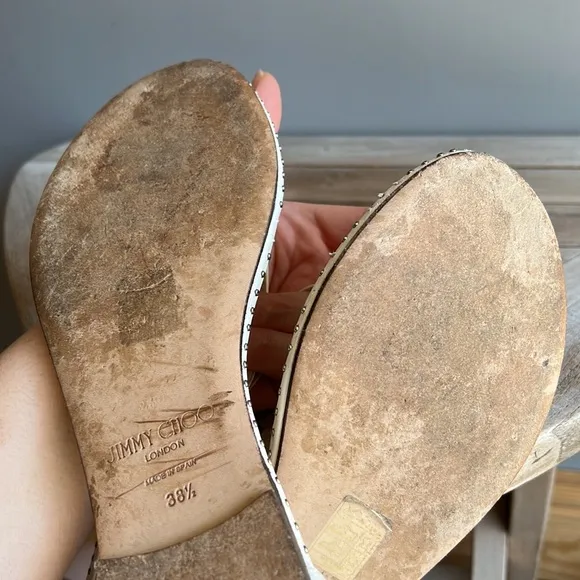 Jimmy choo sandals size 38.5 great condition