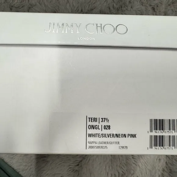 Jimmy Choo Women's White and Pink Teri Sneakers