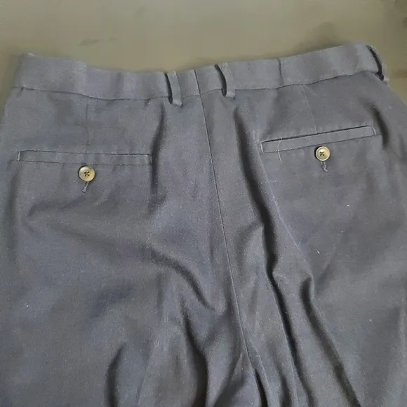 J.M. Haggar Dress Pants Men's 34x32 Navy Blue