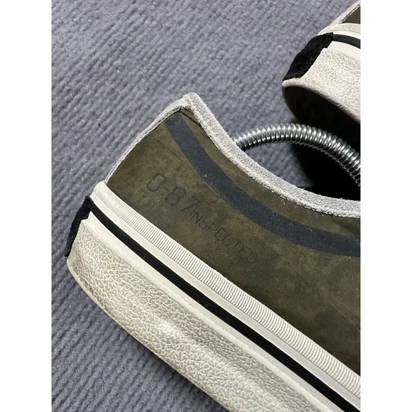 John Varvatos Bootleg Vulcanized Sneaker Mens Shoes 8M Green Black