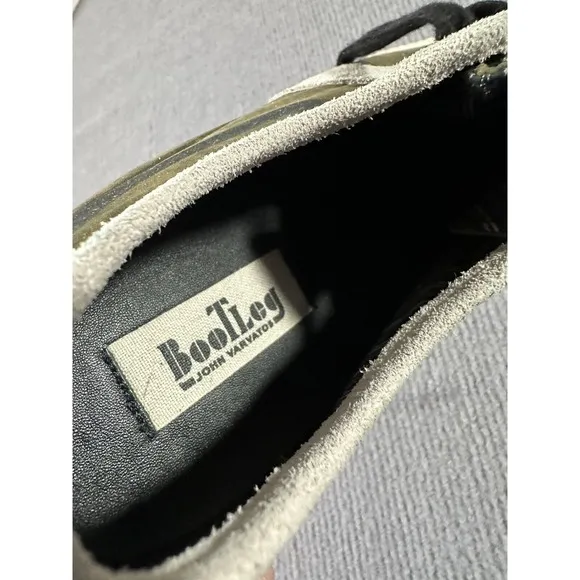 John Varvatos Bootleg Vulcanized Sneaker Mens Shoes 8M Green Black