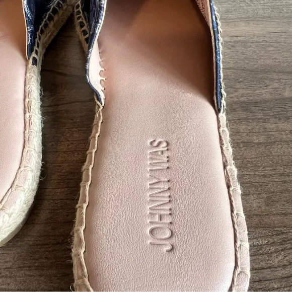 JOHNNY WAS Olivia Women's Slip On Mule Espadrille Shoe Size 10 #242602