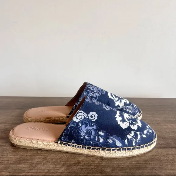 JOHNNY WAS Olivia Women's Slip On Mule Espadrille Shoe Size 10 #242602