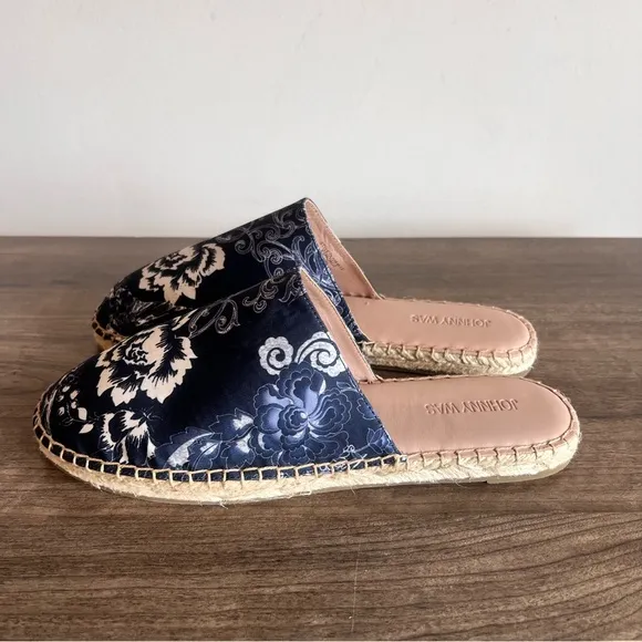 JOHNNY WAS Olivia Women's Slip On Mule Espadrille Shoe Size 10 #242602