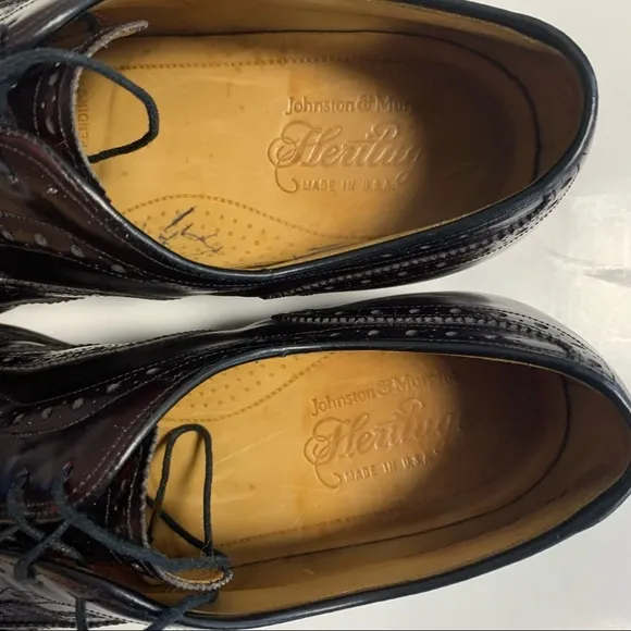 Johnson and Murphy Heritage made in the USA men’s dress shoes size 7 1/2