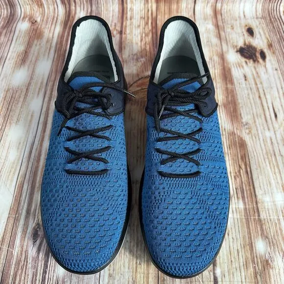 Johnston &amp; Murphy ACTIVATE U-THROAT Mens Size 11.5 Blue Knit Sneakers Shoes EUC