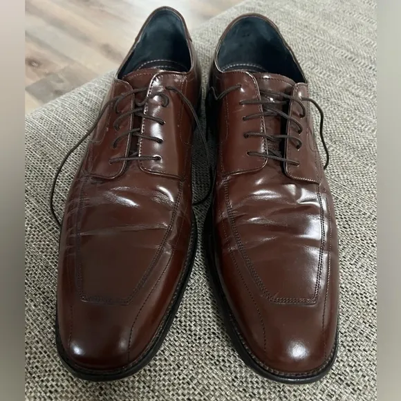 Johnston &amp; Murphy Brown Leather Dress shoes size 12
