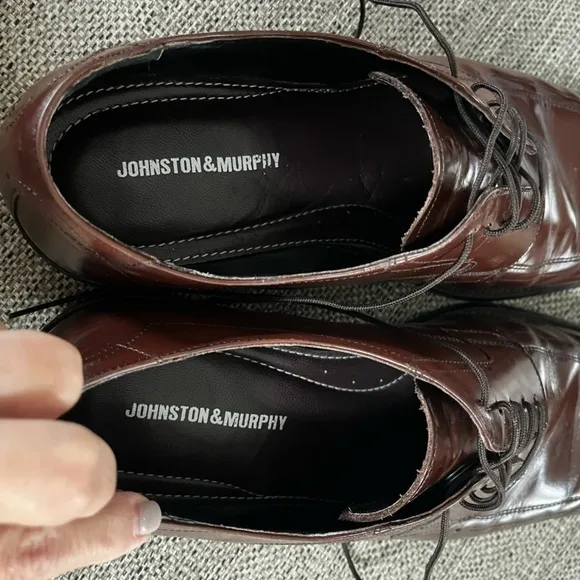 Johnston &amp; Murphy Brown Leather Dress shoes size 12