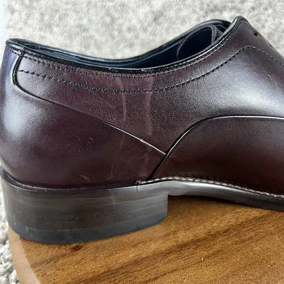 Johnston &amp; Murphy Cap Toe Oxford Men’s Size 8.5 Dress Shoes 59-2474 READ