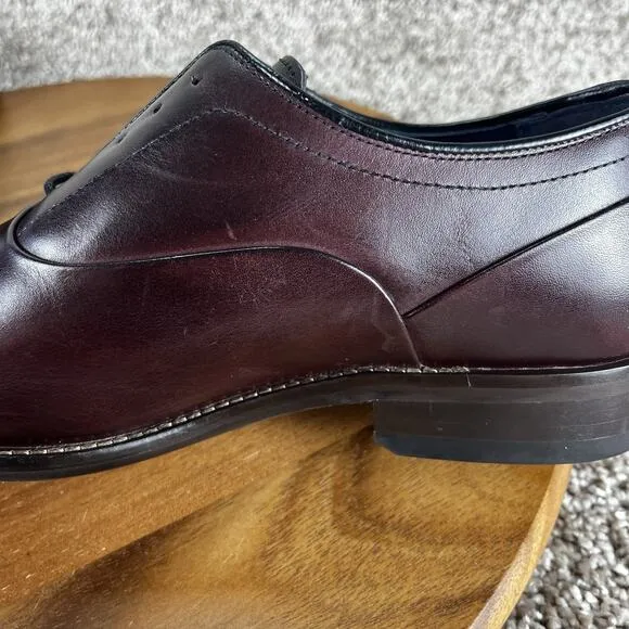 Johnston &amp; Murphy Cap Toe Oxford Men’s Size 8.5 Dress Shoes 59-2474 READ