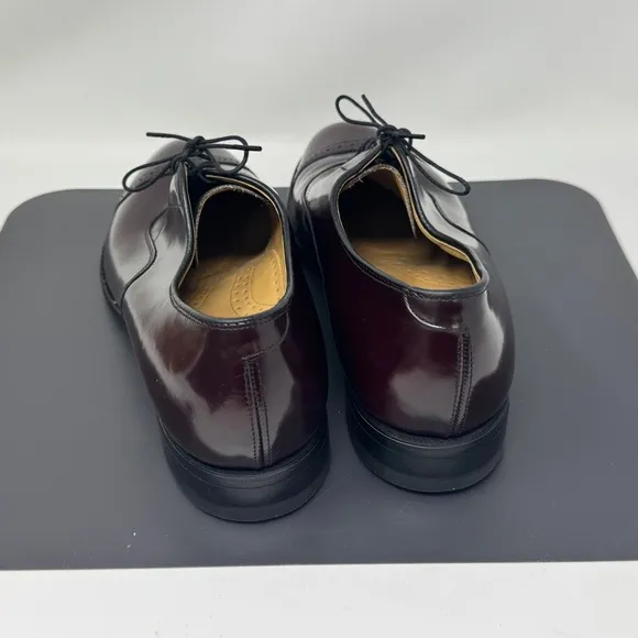 Johnston &amp; Murphy Dress Shoes Men Aristocraft Burgundy Oxford shoes size 10