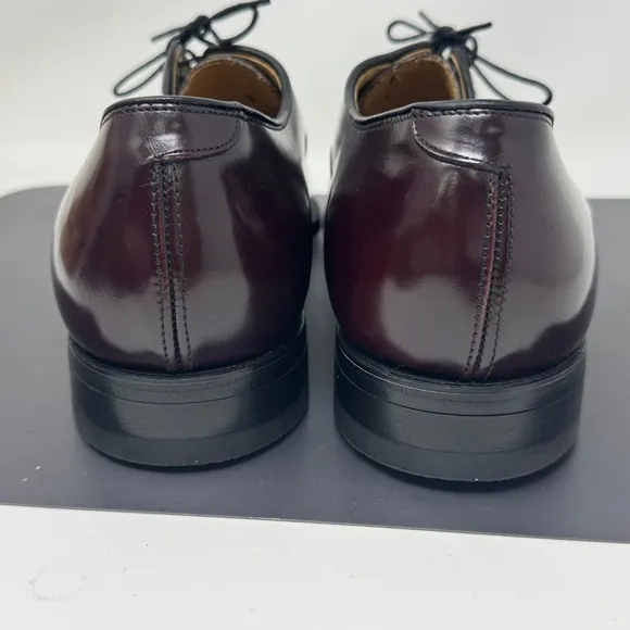 Johnston &amp; Murphy Dress Shoes Men Aristocraft Burgundy Oxford shoes size 10
