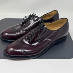 Johnston &amp; Murphy Dress Shoes Men Aristocraft Burgundy Oxford shoes size 10