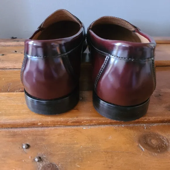 Johnston &amp; Murphy Men Burgundy Dress Shoes Size 101/2
