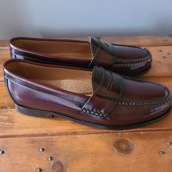 Johnston &amp; Murphy Men Burgundy Dress Shoes Size 101/2