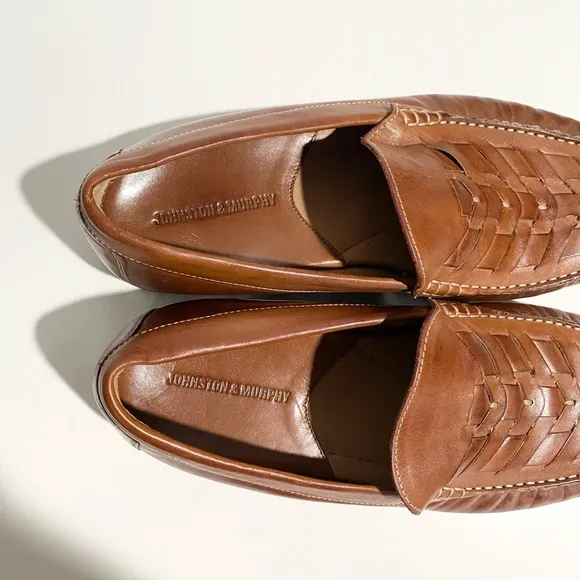 Johnston‎ &amp; Murphy Men’s Cresswell Venetian Woven Loafers 10