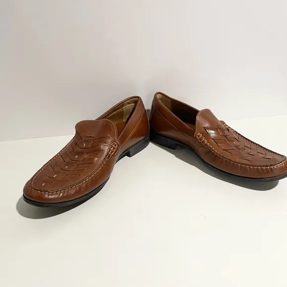 Johnston‎ &amp; Murphy Men’s Cresswell Venetian Woven Loafers 10