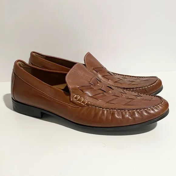 Johnston‎ &amp; Murphy Men’s Cresswell Venetian Woven Loafers 10