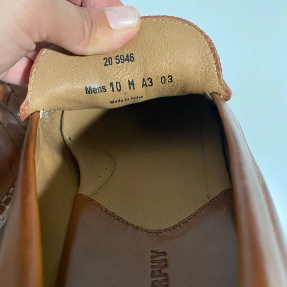Johnston‎ &amp; Murphy Men’s Cresswell Venetian Woven Loafers 10