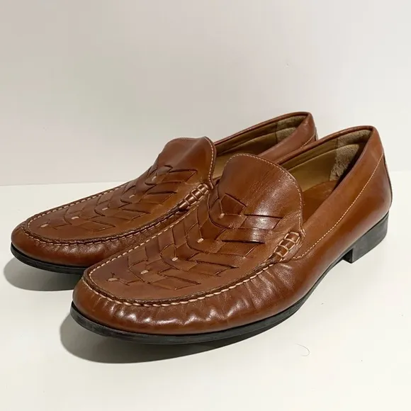 Johnston‎ &amp; Murphy Men’s Cresswell Venetian Woven Loafers 10