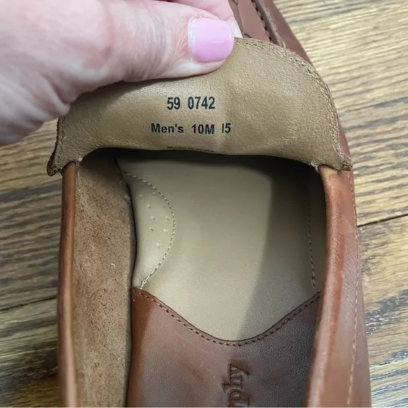 Johnston &amp; Murphy Men's Dress Loafer Chestnut Brown Size 10M