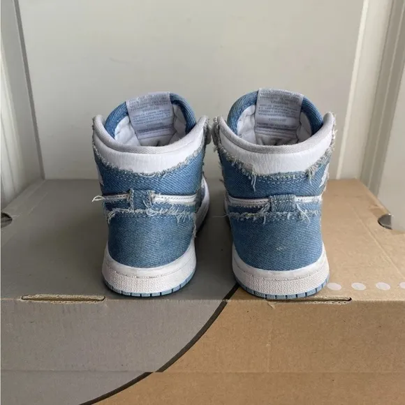 Jordan 1 High Og ‘Denim’ Toddler Sneakers- SZ 9 C