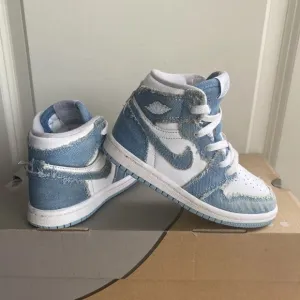 Jordan 1 High Og ‘Denim’ Toddler Sneakers- SZ 9 C