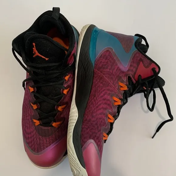 Jordan air blue pink sneakers size 10