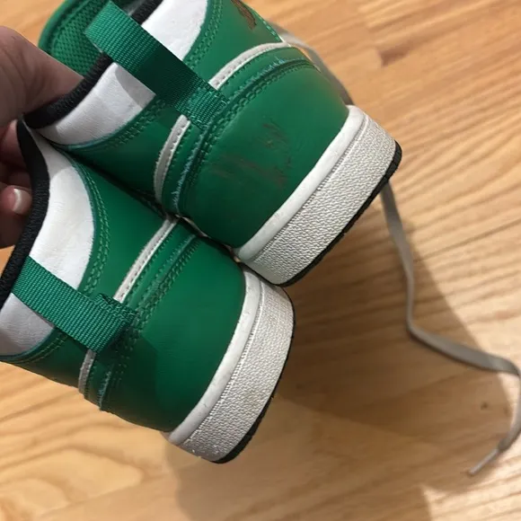 Jordan Green and Black Sneakers
