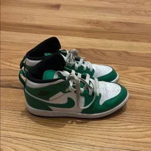Jordan Green and Black Sneakers