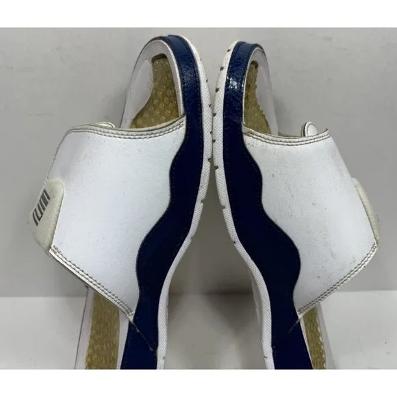 Jordan Hydro 11 Retro Navy AA1336-102 White Men’s Size 10 Shoes Sandals Slides