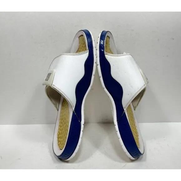Jordan Hydro 11 Retro Navy AA1336-102 White Men’s Size 10 Shoes Sandals Slides