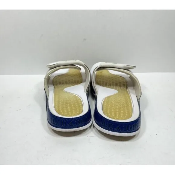 Jordan Hydro 11 Retro Navy AA1336-102 White Men’s Size 10 Shoes Sandals Slides