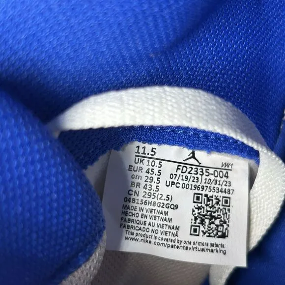 Jordan One Take 5 Phantom Game Royal Size 11.5 Brand New