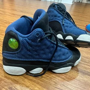 Jordan Youth Size 4 Blue/Black/White