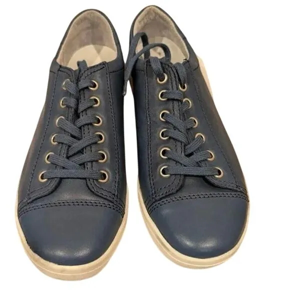 JOSEF SEIBEL Sina 11 Blue Leather Sneakers Euro Size 36 New in Box MSRP $120