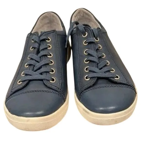 JOSEF SEIBEL Sina 11 Blue Leather Sneakers Euro Size 36 New in Box MSRP $120