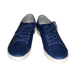 JOSEF SEIBEL Sina 11 Blue Leather Sneakers Euro Size 36 New in Box MSRP $120