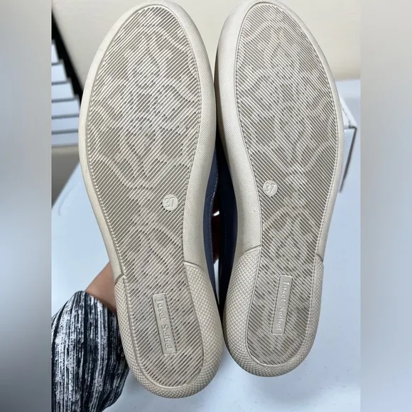 Josef Seibel slip on leather blue sneakers 37