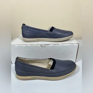 Josef Seibel slip on leather blue sneakers 37