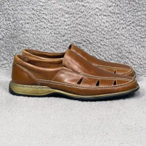 Josef Seibel Steven 12 Mens Size 43 US 9.5-10 Fisherman Loafers Shoes Brown